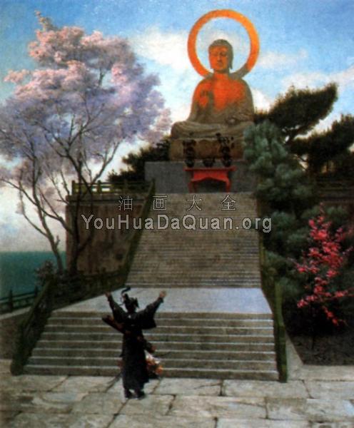 A Japanese Imploring a Divinity - 让·莱昂·杰罗姆